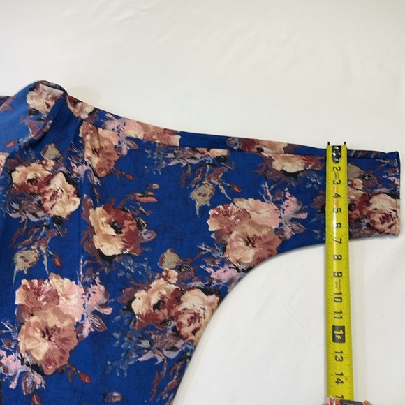 JANETT PLUS WOMENS SIZE 2X Floral Kimono Cardigan - Picture 4 of 6